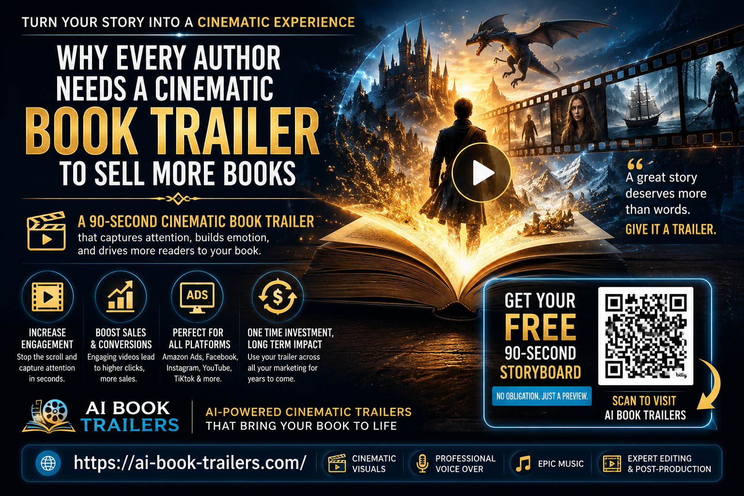 Why Every Author Needs a Cinematic Book Trailer to Sell More Books